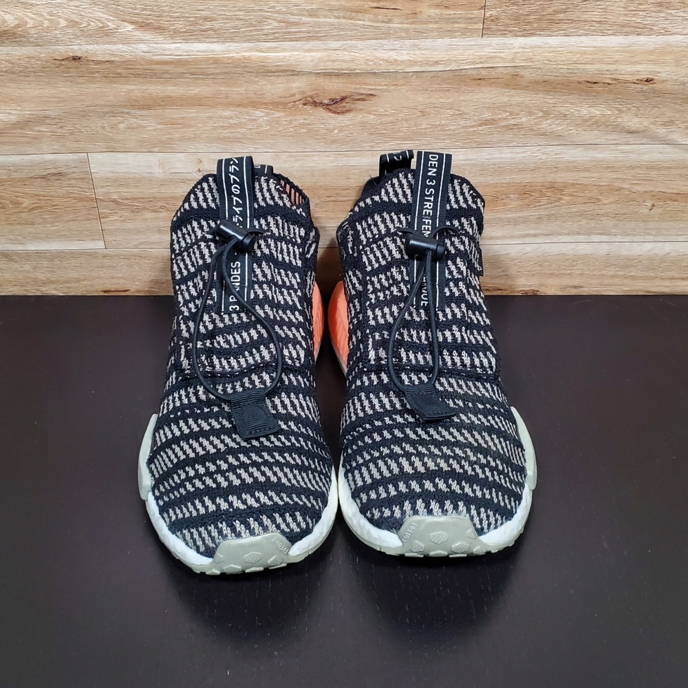 Adidas NMD TS1 Gore Tex Shoes Core Black Sesame Sneakers Men's Size 8 - Picture 7 of 11